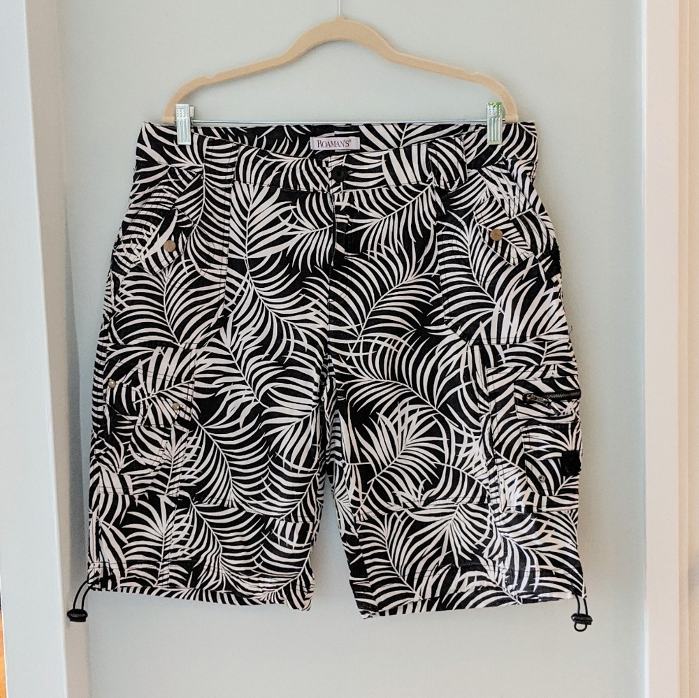 Funky fern sz 18w cargo shorts